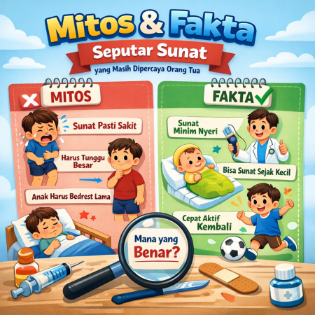 Mitos dan Fakta Seputar Sunat yang Masih Dipercaya Orang Tua